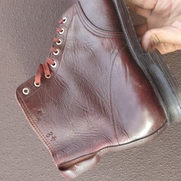 European Men's Pebble Leather Steel Toe Super Duty Boot - Picture 9 of 17